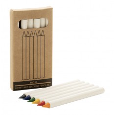 Recycled 6pc Colouring Pencil Set