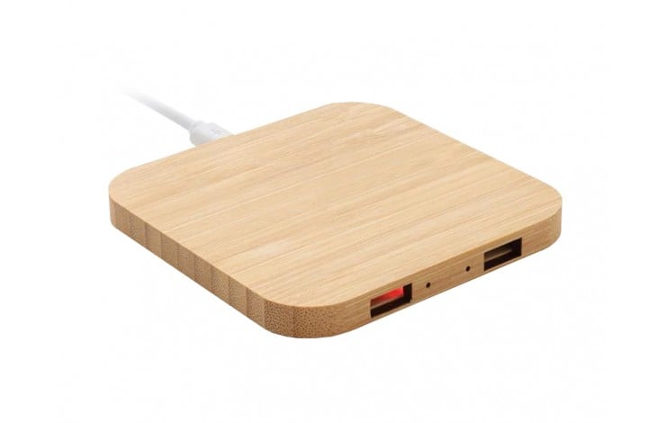 10W Bamboo Wireless Charger