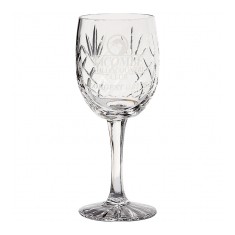 285ml Glencoe Lead Crystal Panel Goblet