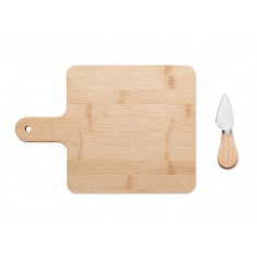Bamboo Cheese Board Set