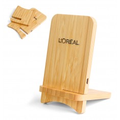 Bamboo Light-up Wireless Phone Stand