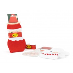 Christmas Card & Socks Set