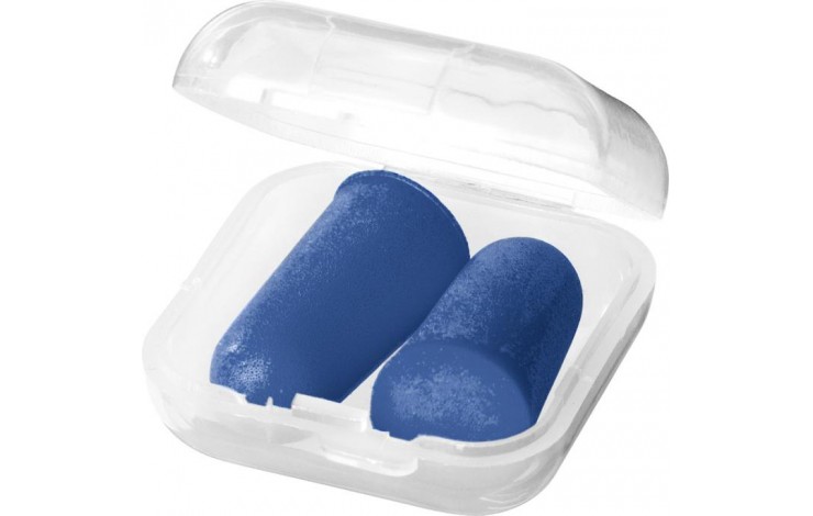 Promotional Ear Plugs in Container, Personalised by MoJo Promotions