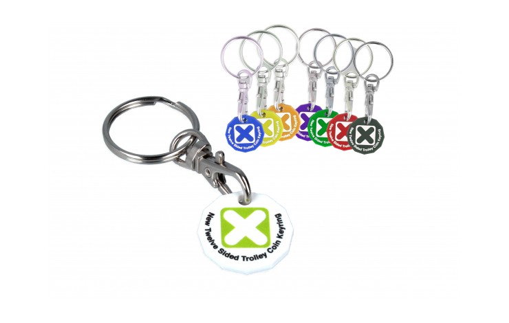 Eco Trolley Coin Keyring