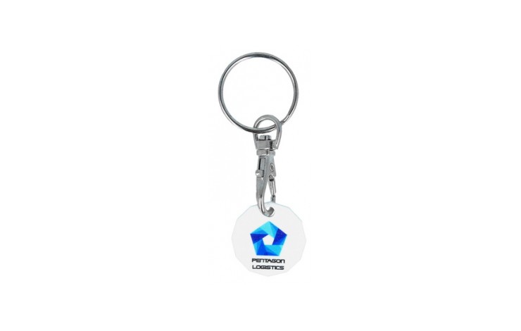 Eco Trolley Coin Keyring