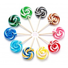 Full Colour Swirly Lollipop