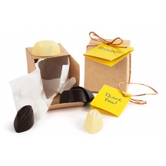 Kraft Cube with Truffles