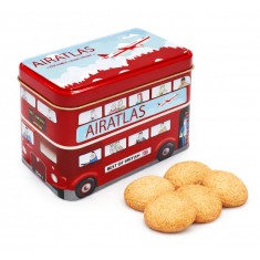 London Bus Tin with Shortbread Biscuits