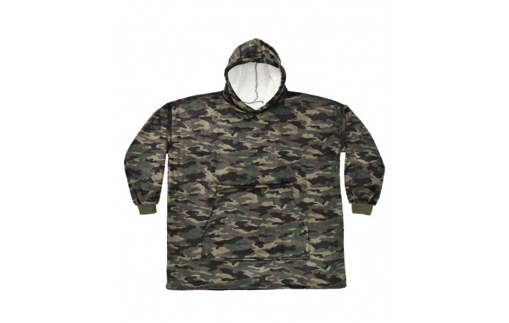 Oversized Hooded Fleece Blanket