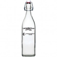 Reusable Glass Water Bottle - 1 Litre
