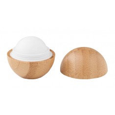 Round Bamboo Lip Balm