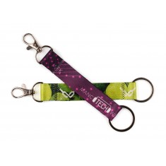 RPET Short Lanyard Keyring