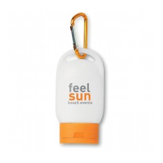 Sunscreen Lotion with Carabiner
